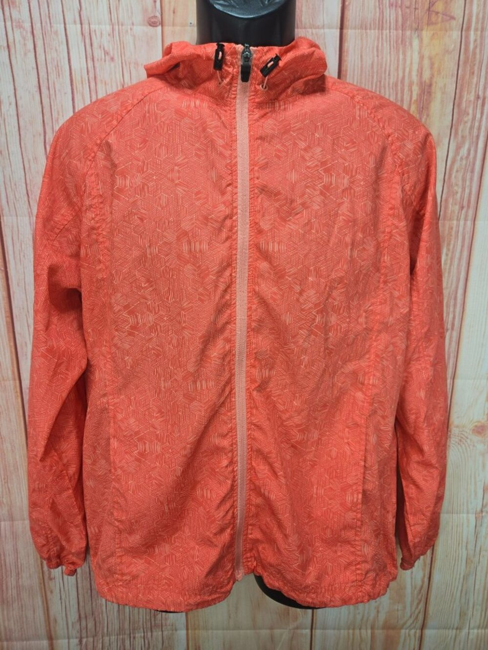 Asics Womens Windbreaker Coral Running Jacket Large